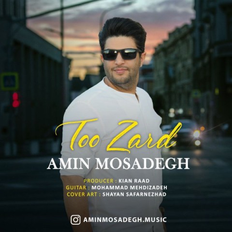 دانلود آهنگ تو زرد از امین مصدق